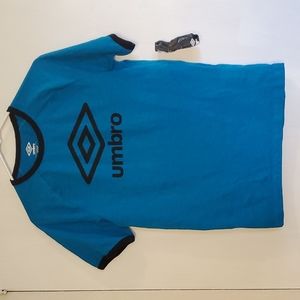 Mens NWT Teal Umbro tee size Small